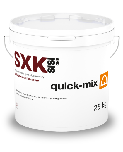 SXK SISI ONE Drobnoziarnisty tynk siloksanowy silikatowo-silikonowy SXK SISI ONE Drobnoziarnisty tynk siloksanowy silikatowo-silikonowy