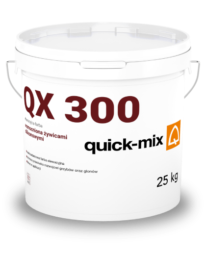 QX 300 Elewacyjna farba wzmocniona żywicami silikonowymi QX 300 Elewacyjna farba wzmocniona żywicami silikonowymi