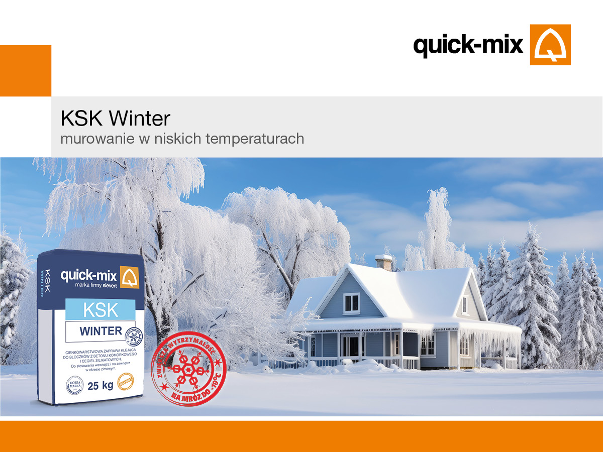 Murowanie zimą: praktyczne wskazówki i sprawdzone rozwiązania z zaprawą KSK Winter Aktualności Sievert Polska
