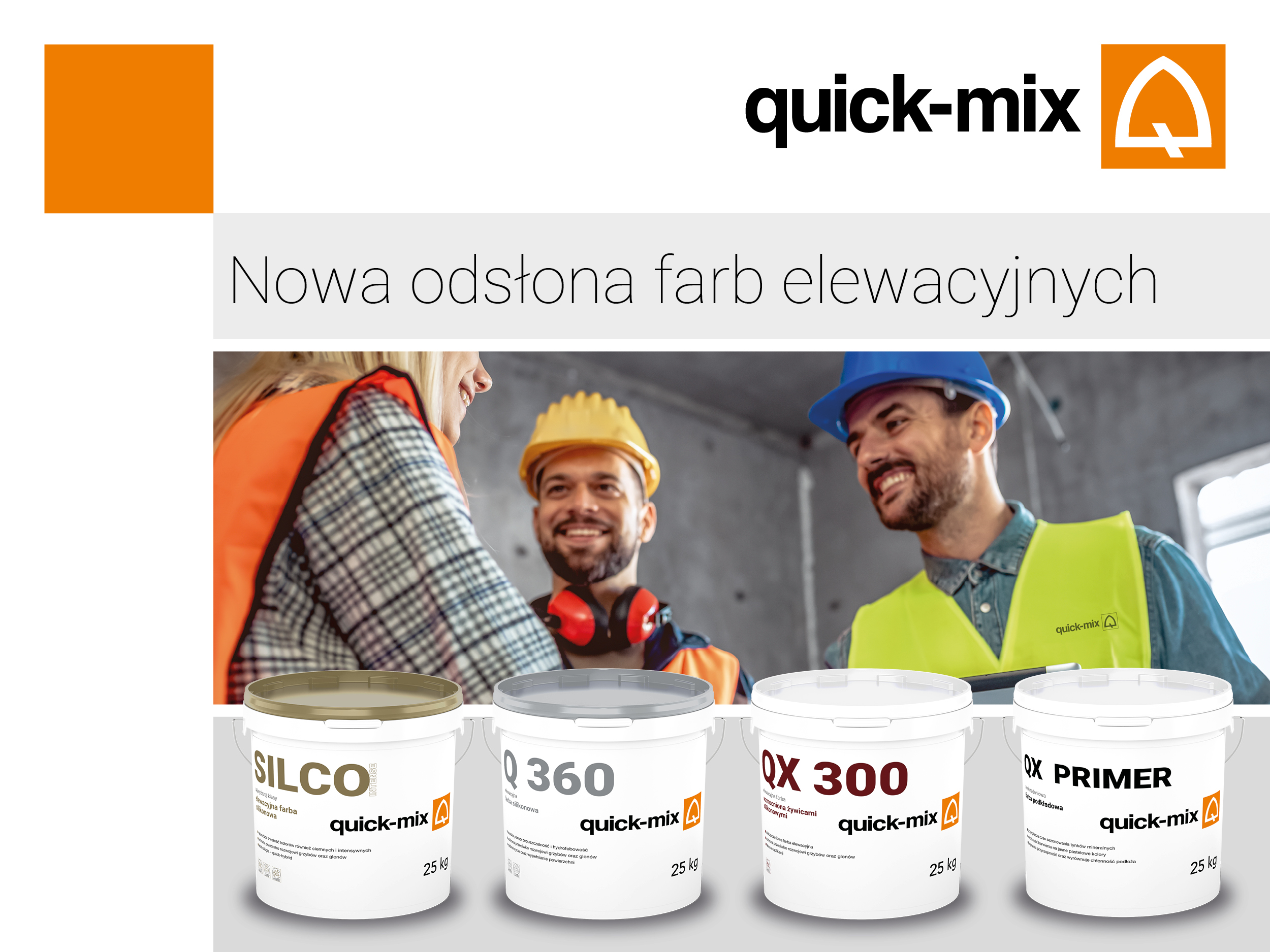 Nowa odsłona farb elewacyjnych quick-mix Aktualności Sievert Polska