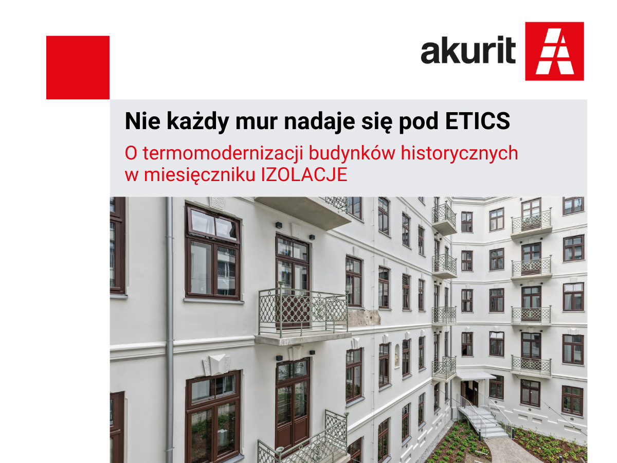 Nie każdy mur nadaje się pod ETICS. Ekspertka Sievert Polska w miesięczniku „Izolacje” Aktualności Sievert Polska